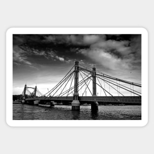 Albert Bridge River Thames London Sticker